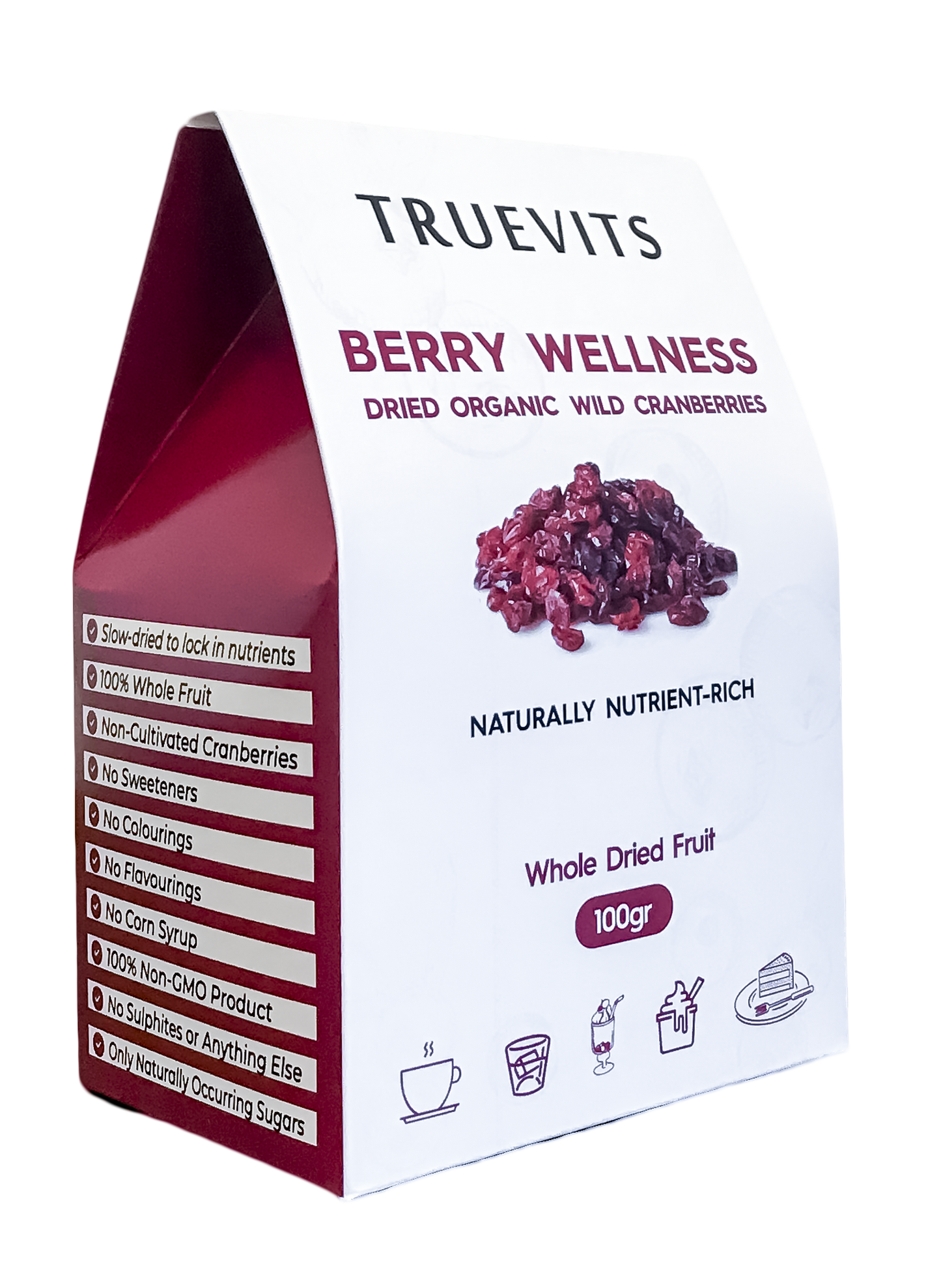 Berry Wellness - Dried Wild Cranberry - 100 grams