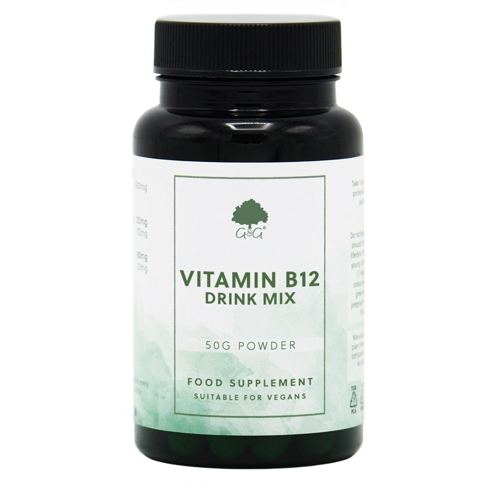 G&G Vitamin B12 Drink Powder - 50g Vegan Powder