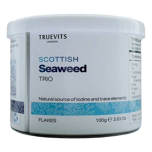Scottish Seaweed Trio | Flakes | Dulse, Wakame & Bladderwrack | TRUEVITS