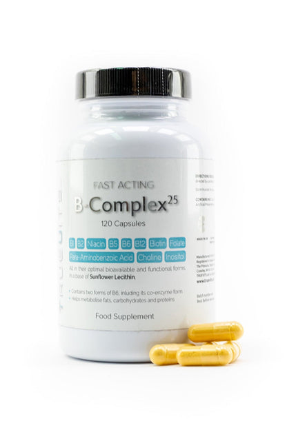 Fast Acting Vitamin B-Complex 25 with Sunflower Lecithin